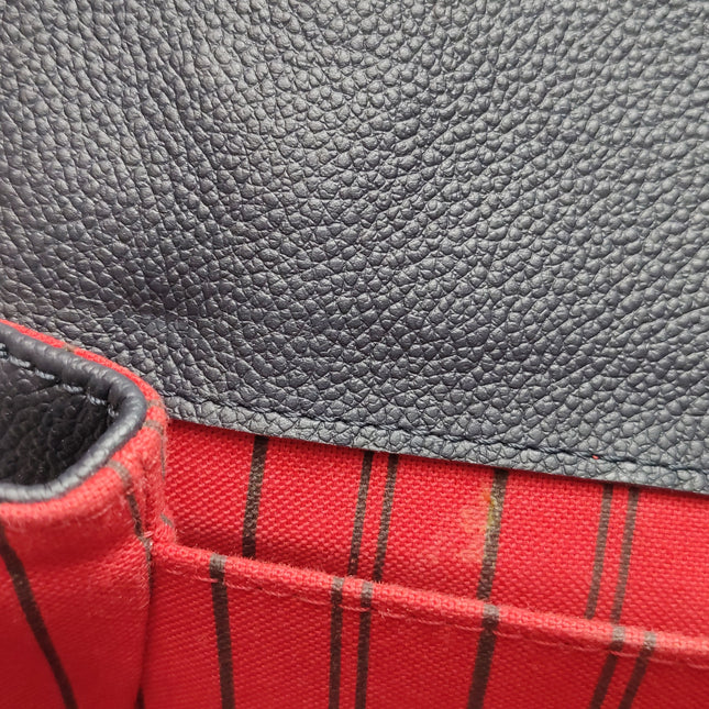 Louis Vuitton Pochette Métis Monogram Empreinte Leather Navy