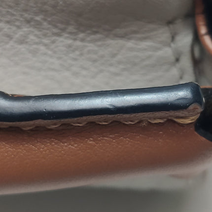 Loewe Puzzle Mini Tricolor Grey Calfskin Leather Crossbody Bag