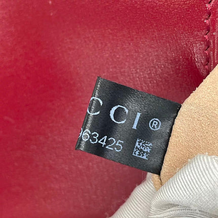 Gucci Jackie 1961 Red Burgundy Leather Bag Small Shoulder Bag