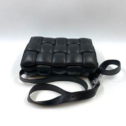 Bottega Veneta Padded Cassette Black Leather