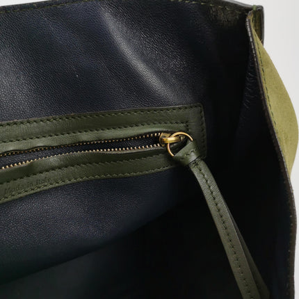 Celine Green Phantom Mini Green Suede Leather 30cm