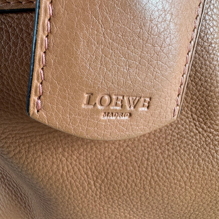 Loewe Amazona Medium 36 Light Coral Leather With Strap Goat Animal Lock