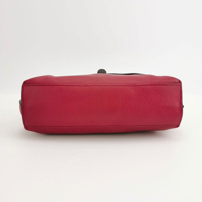 Sold Gucci Pink Leather Small Bamboo Daily Top Handle Bag