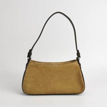 Loewe Brown Suede Shoulder Bag Vintage