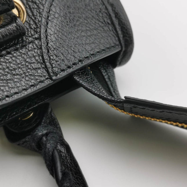 Sold Balenciaga City Bag Black with Gold hardware Mini Crossbody Bag
