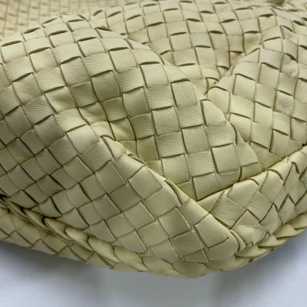 Bottega Veneta Belly Hobo Intrecciato Pale Yellow Large 50cm