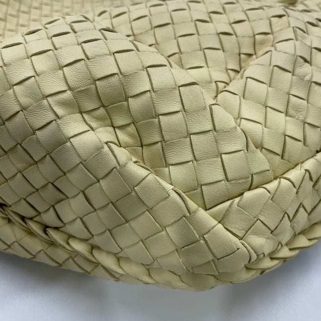Bottega Veneta Belly Hobo Intrecciato Pale Yellow Large 50cm