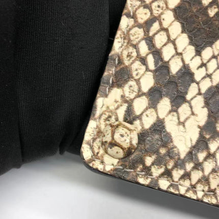 Fendi Peekaboo ISeeU Sellier Small Grey Leather with Python Skin Trimming