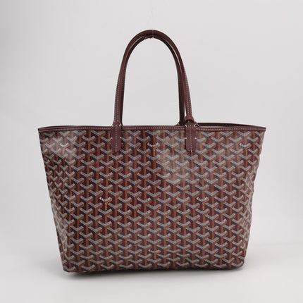 Goyard Saint Louis PM Medium Burgundy Goyardine Tote 2020