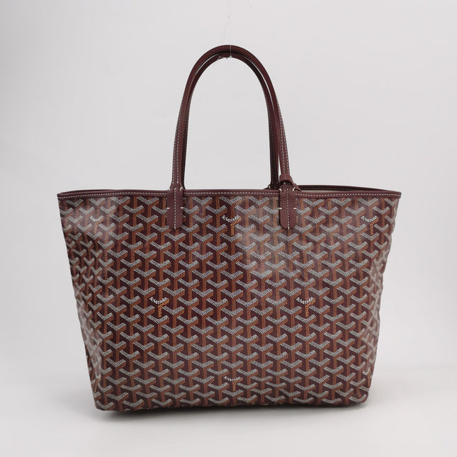 Goyard Saint Louis PM Medium Burgundy Goyardine Tote 2020