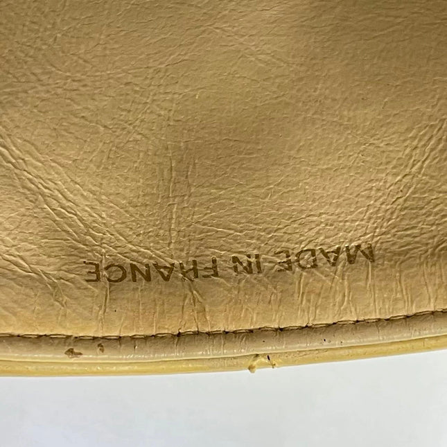 Chanel Diana CC Flap Bag Small Vintage Yellow Lambskin Leather with 24k Gold HW, 1991-1994