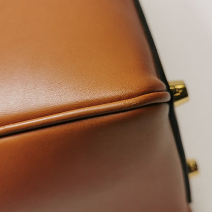 Sold Celine 16 Bag Medium Caramel Natural Tan Smooth Calfskin Leather