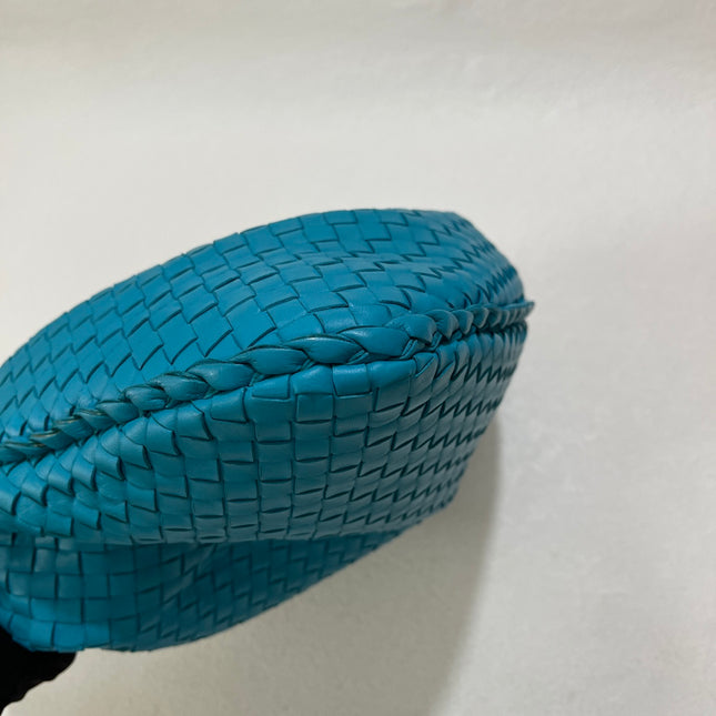 Sold Bottega Veneta Veneta Hobo Large Sky Blue Intrecciato Leather Bag 47cm