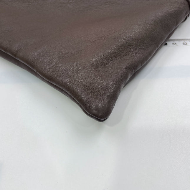 Bottega Veneta Maxi Convertible Tote Dark Chocolate Brown Smooth Leather 55cm