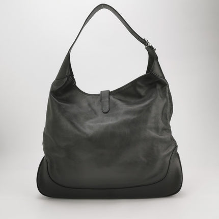 Gucci Jackie 1961 Large Black Calfskin Leather With Long Strap