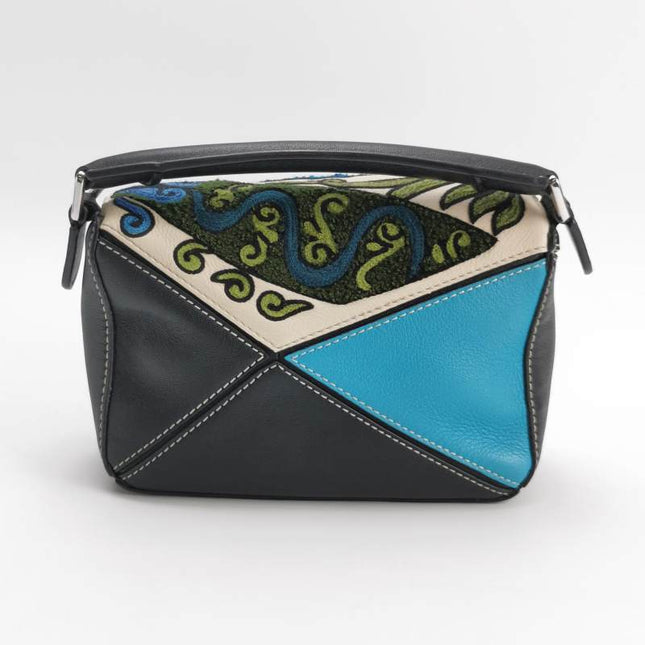 Loewe x William De Morgan Puzzle Mini Embroidered Multicolor