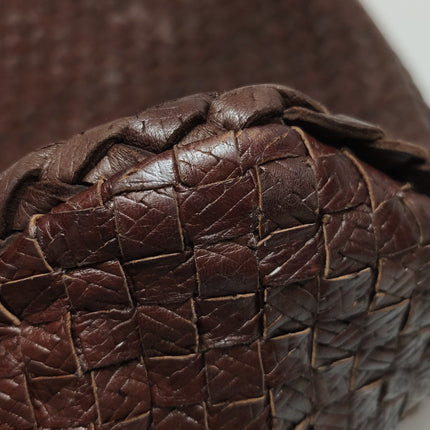 Bottega Veneta Veneta Hobo Maxi Dark Brown Calfskin Leather 52cm