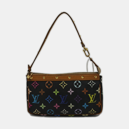 Louis Vuitton x Takashi Murakami Pochette Accessoire Black Multicolor