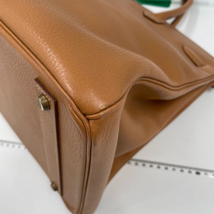 Hermes Birkin 40 Gold TC Clemence Leather Gold Hardware 1994