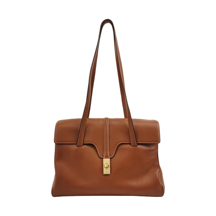 Celine Soft 16 Bag Caramel Natural Tan Smooth Calfskin Leather-Luxbags