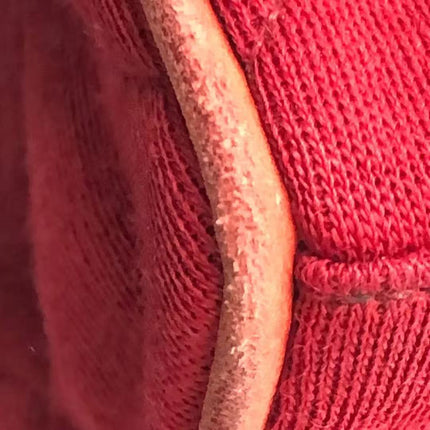 Chanel Mini Top Handle Bag Red Fabric Gold Hardware