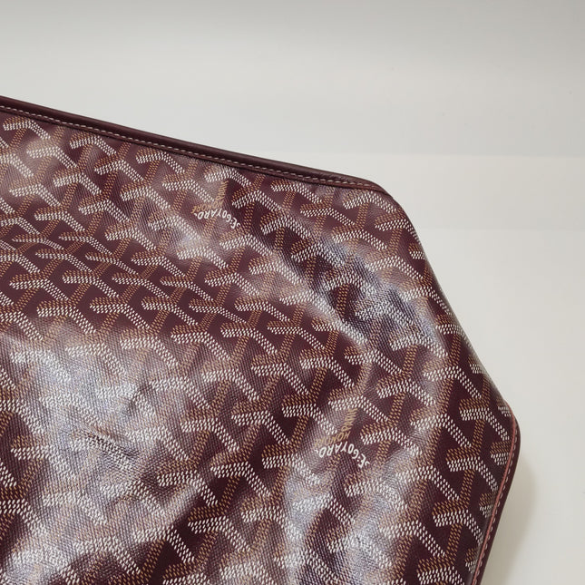 Goyard Anjou PM Medium Tote Burgundy Reversible Leather Lining