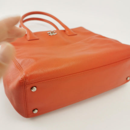 Chanel Cerf Executive Tall Red Leather Handbag 30cm
