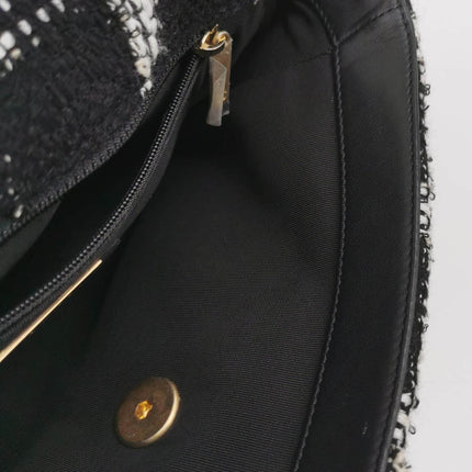 Sold Chanel 19 Bag 2021 Small Black White Checkered Tweed Bag