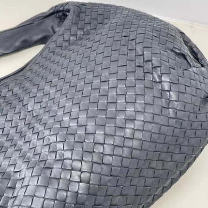 Bottega Veneta Belly Hobo Intrecciato Leather Black Large 55cm