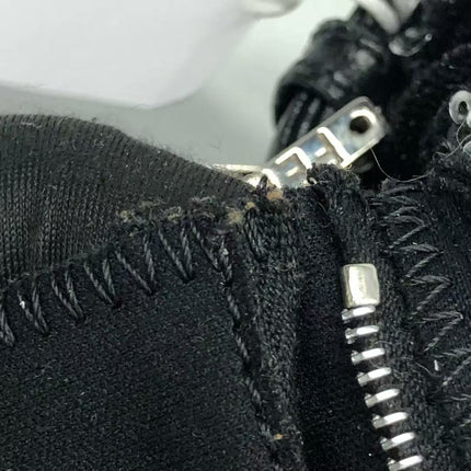 FENDI Mini Bucket White Heart Shaped Sequin Black Bag