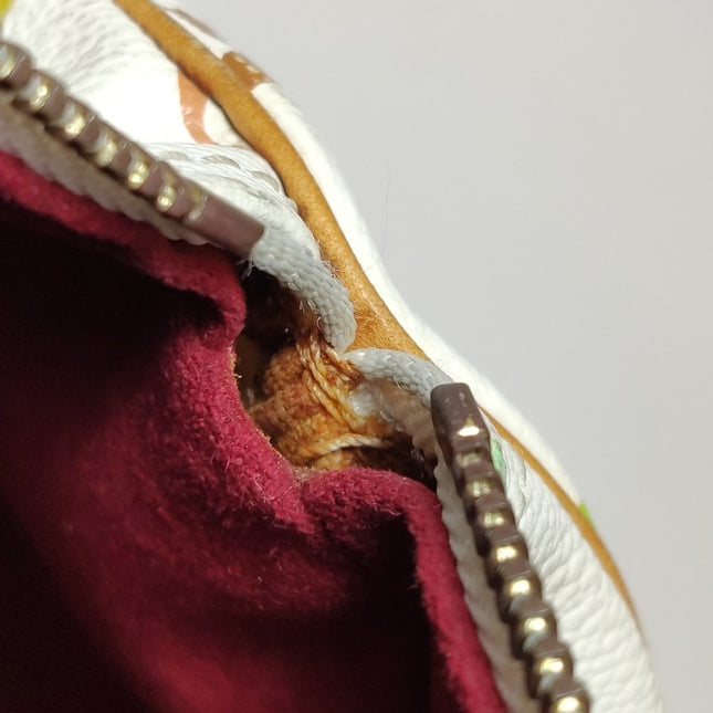 Louis Vuitton x Takashi Murakami Speedy 30 Lock White Multicolor