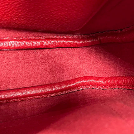 Gucci Jackie 1961 Small Red Pebbled Leather Shoulder Bag