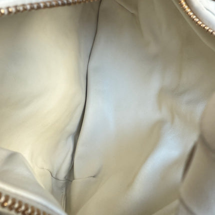 Bottega Veneta Jodie Mini White Leather Gold Hardware