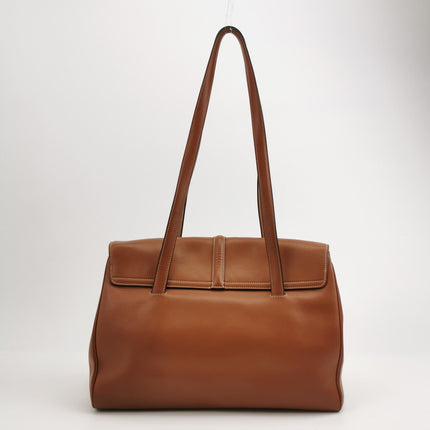 Celine Soft 16 Bag Caramel Natural Tan Smooth Calfskin Leather