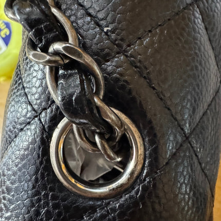 Chanel Classic Flap Mini Black Caviar Silver Hardware 2015-2016