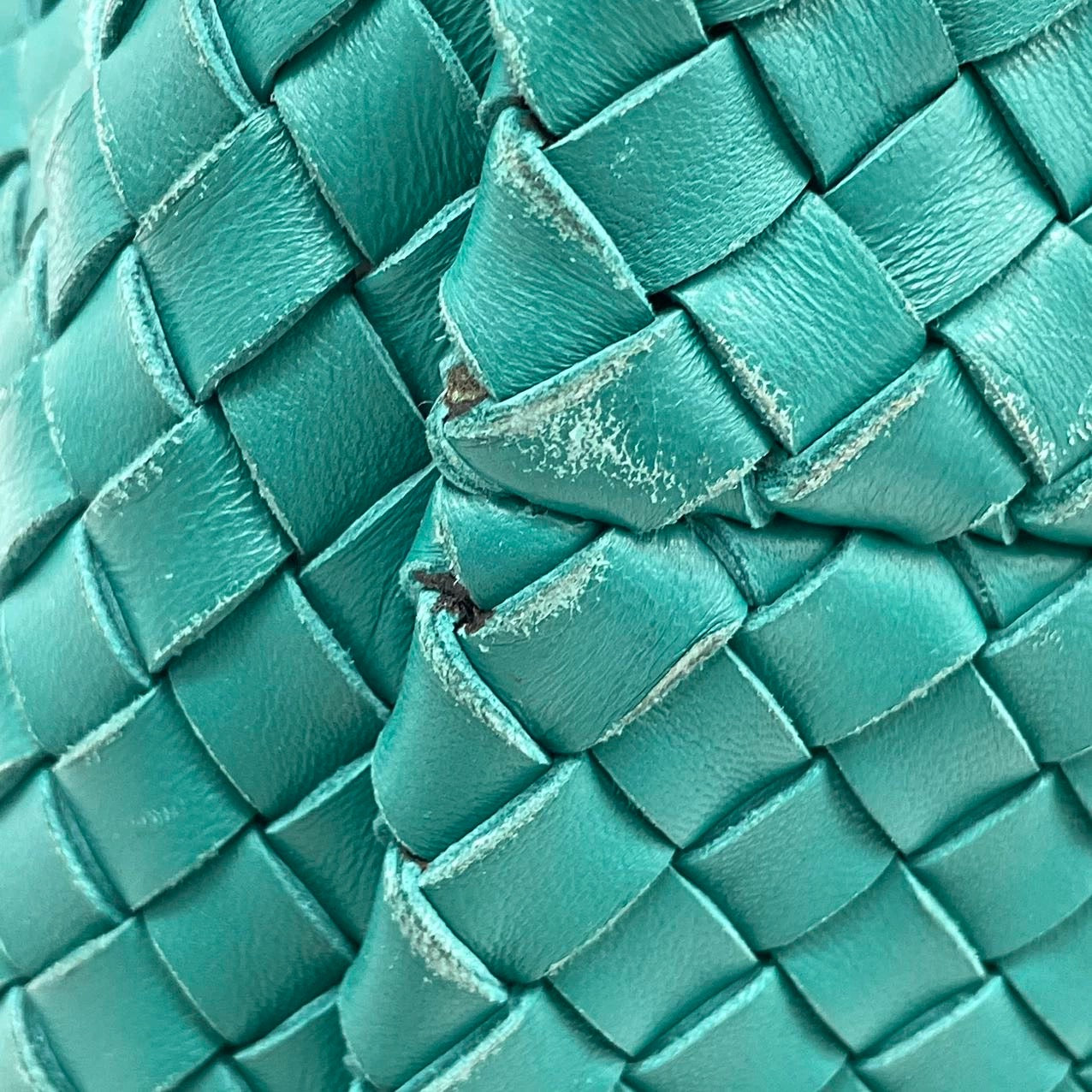 Bottega Veneta Cabat Large Intreccio Leather Tote Bag Green with Pouch 40cm