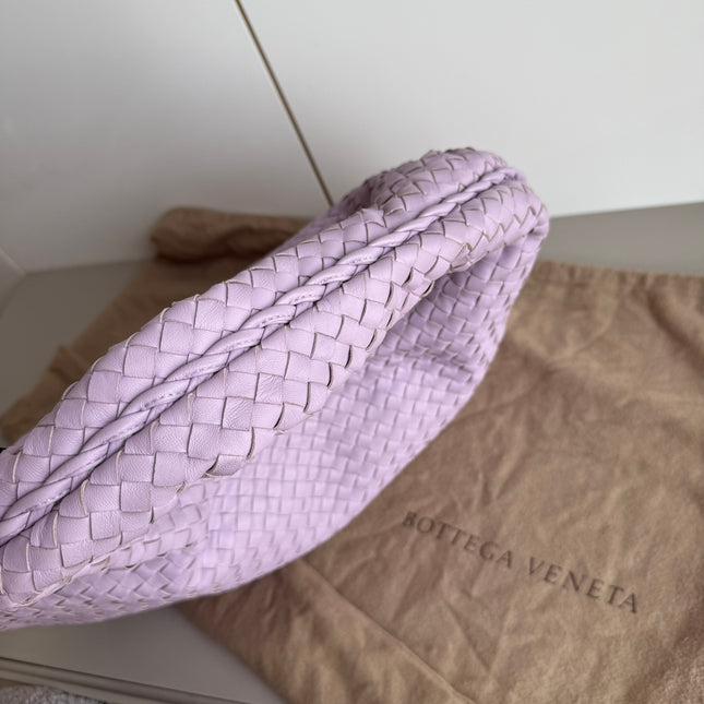 Bottega Veneta Hobo Bag Lambskin leather Lilac Purple Large 47cm