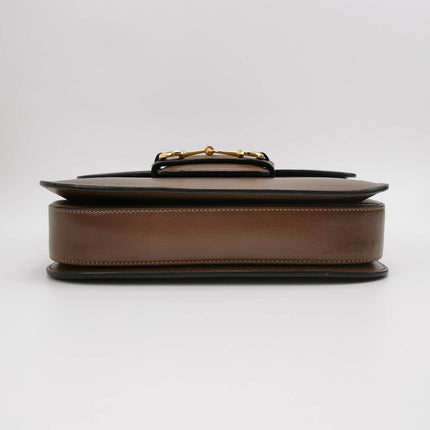 Sold Gucci 1955 Horsebit Shoulder Bag Caramel Brown Small Leather