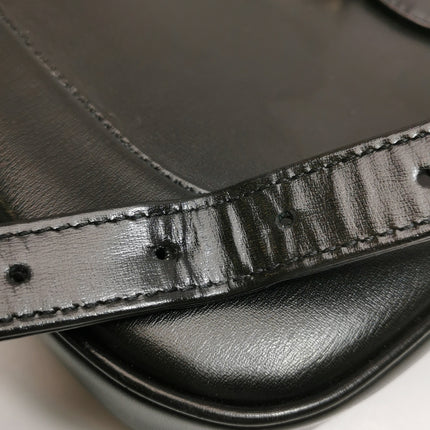 Gucci Jackie 1961 Black Leather Bag Small With Long Strap