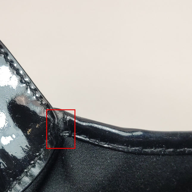 Gucci Jackie Vintage Mini Black Cloth and Patent Leather Handbag