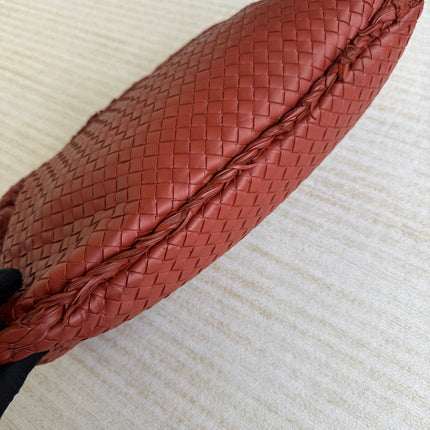 Bottega Veneta Veneta Hobo Large Burgundy 47cm Lambskin Leather