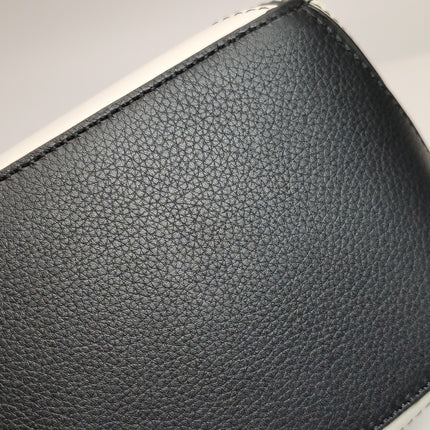 Loewe Puzzle Small Black White Brown Stripes Crossbody Bag