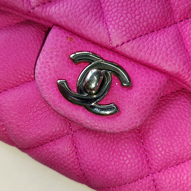 Chanel Envelope Clutch with Chains Pink Caviar Leather, 2013-2014