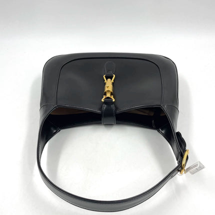 Sold Gucci Jackie 1961 Black Leather Bag with Adjustable Strap