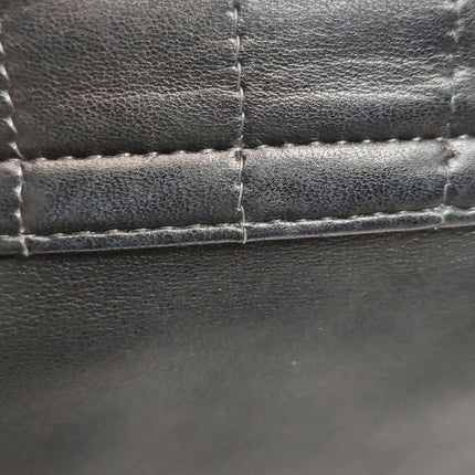 Chanel 2.55 Black Lambskin Square Stitching Shoulder Bag