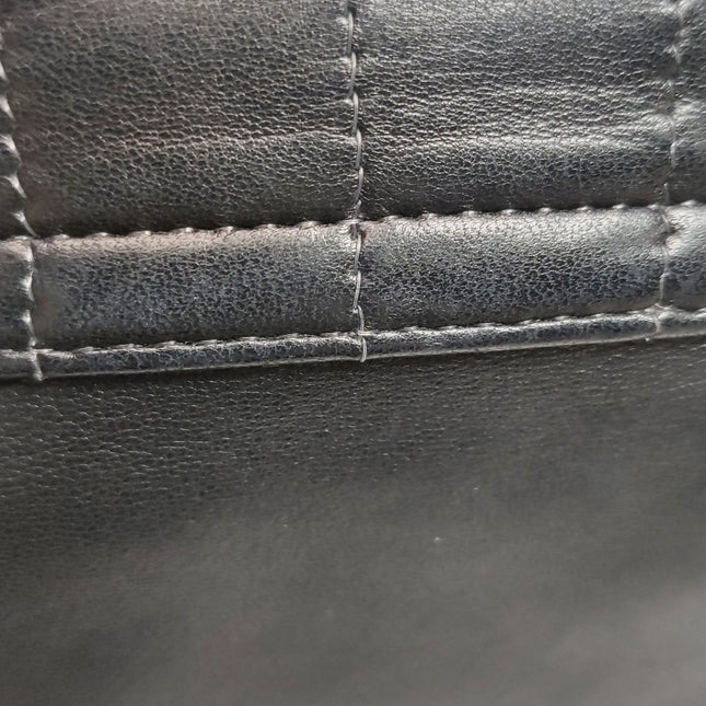 Chanel 2.55 Black Lambskin Square Stitching Shoulder Bag