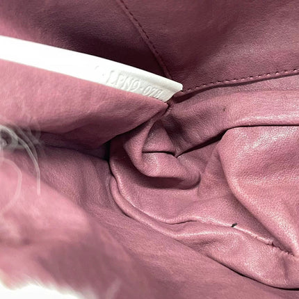 Fendi White Fur FF Logo Flap Shoulder Bag