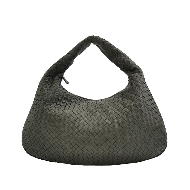 Bottega Veneta Hobo Bag Lambskin leather Dark Grey Large 47cm-Luxbags