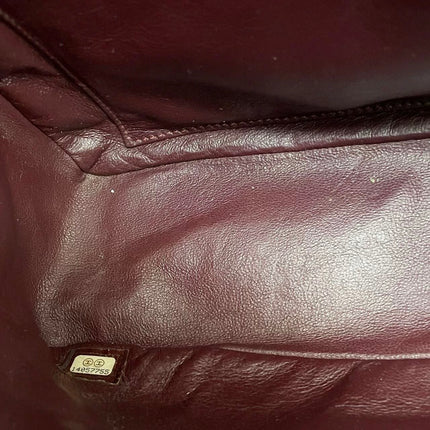 Chanel Classic Flap Jumbo Cuir d'Agneau Noir Rabat Simple Accastillage Doré 2010-11