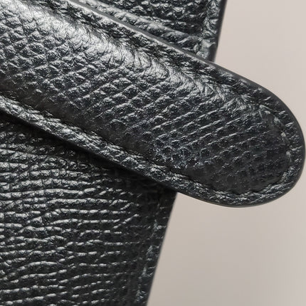 Dior Saddle 2020 Medium Grained Calfskin Leather Bag Black